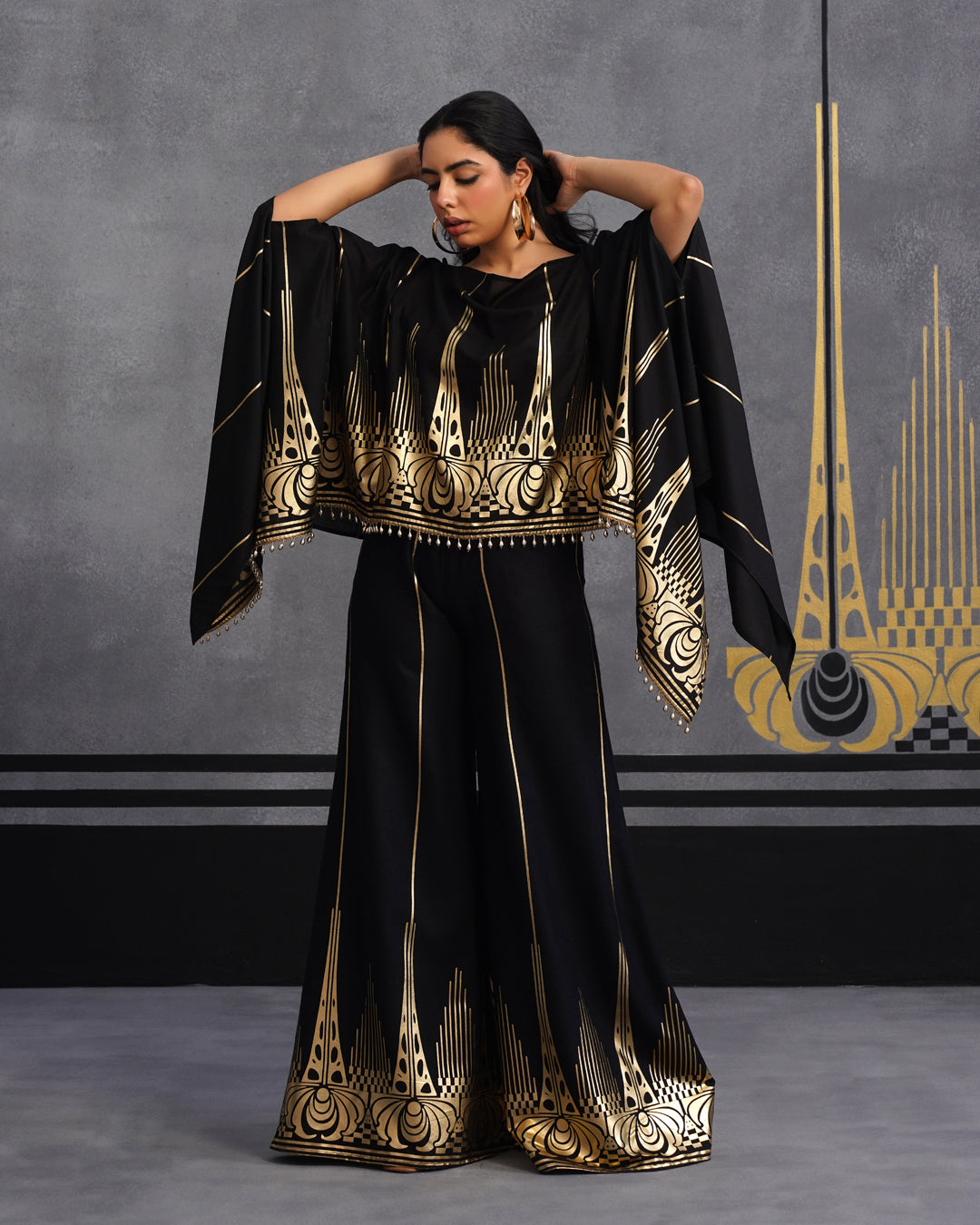 Gold maryam set