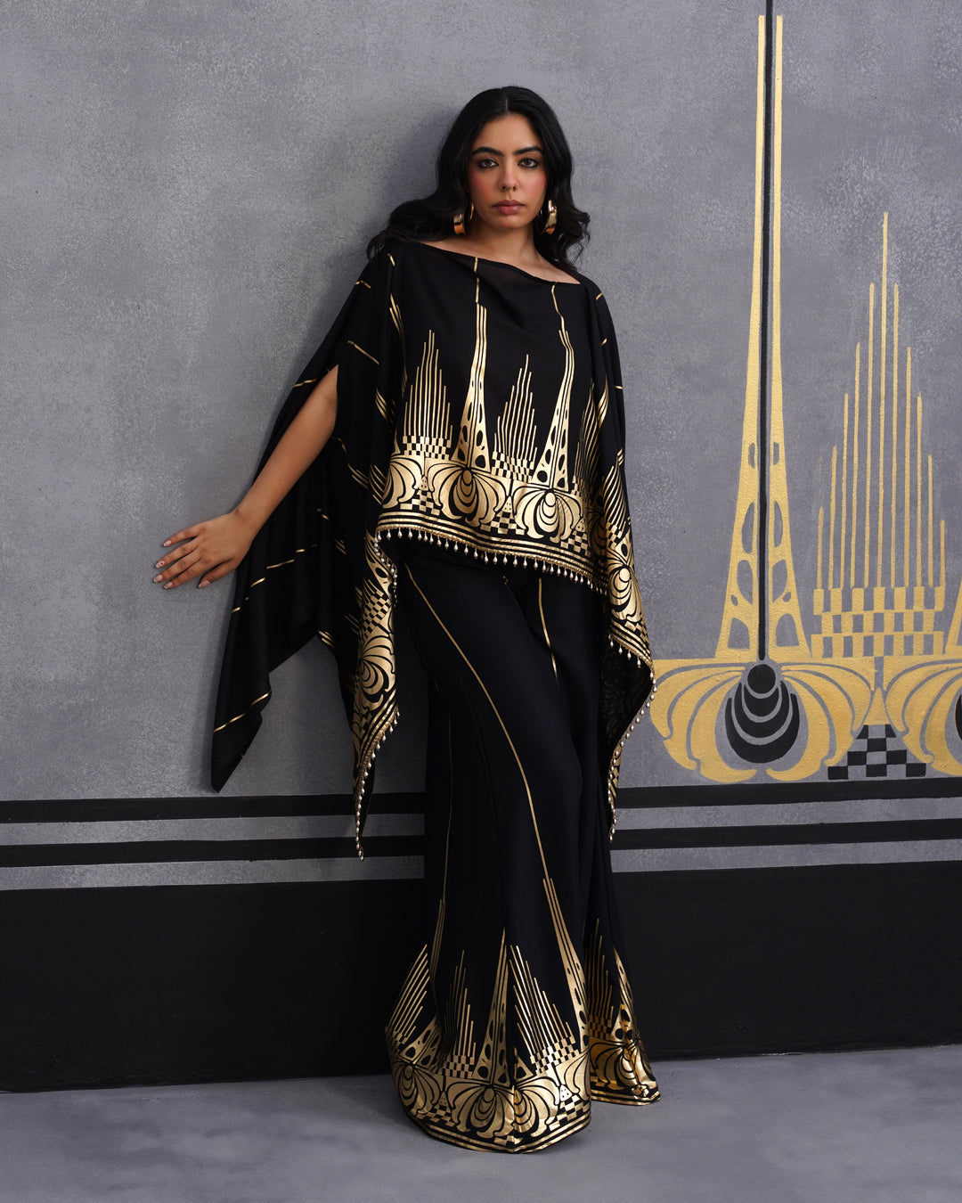 Gold maryam set