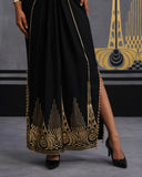 Gold Advika kaftan