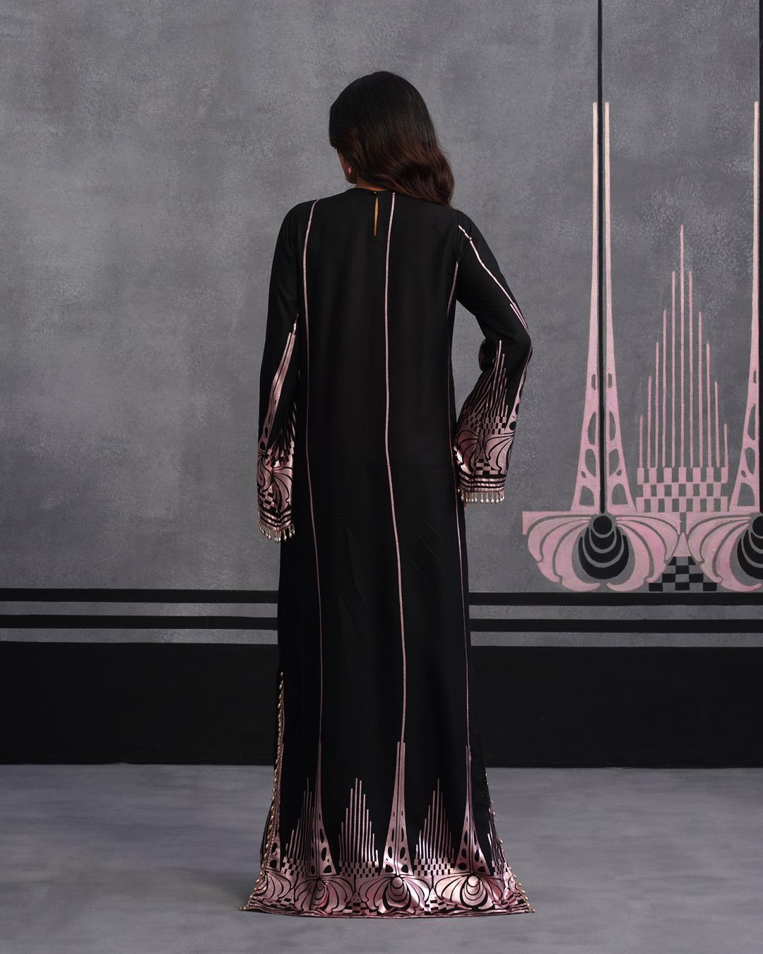 Pink Oshin kaftan