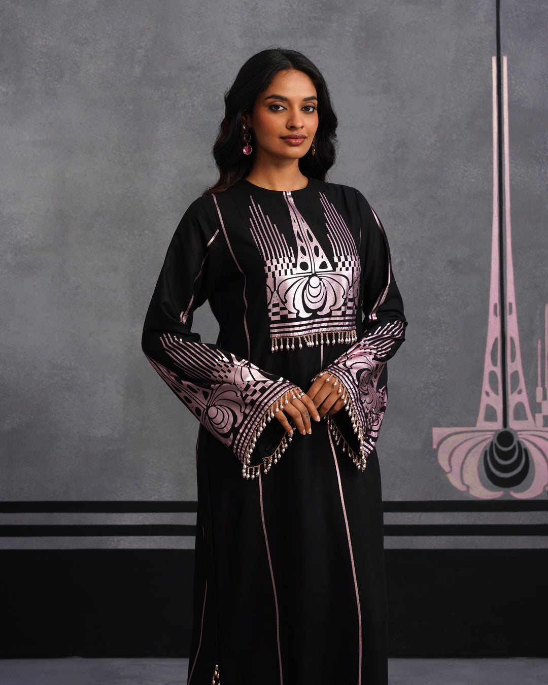 Pink Oshin kaftan