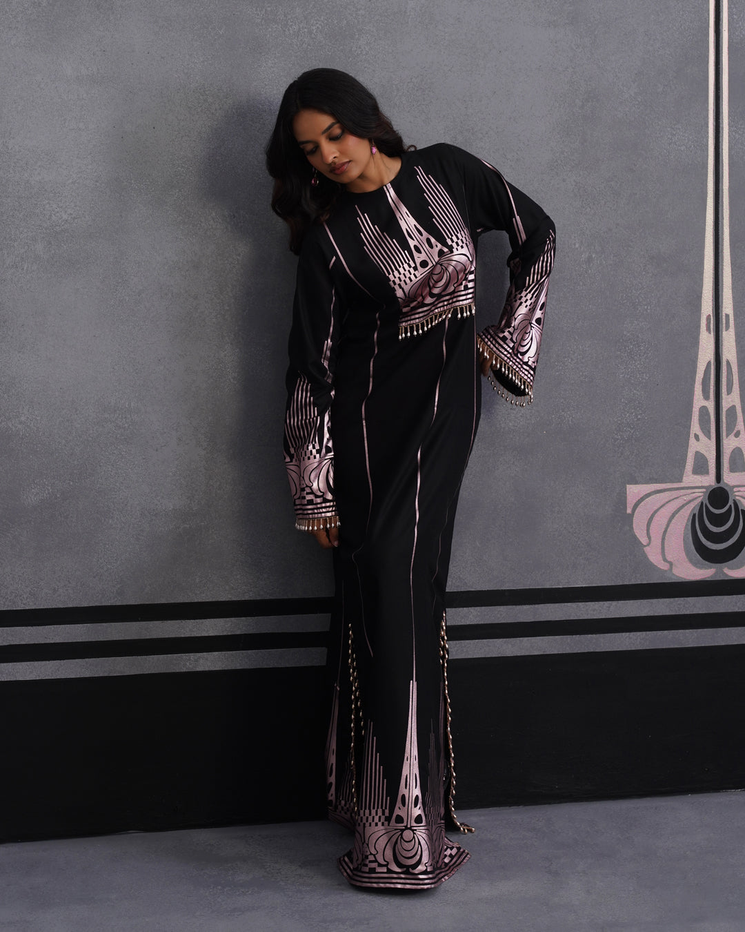 Pink Oshin kaftan