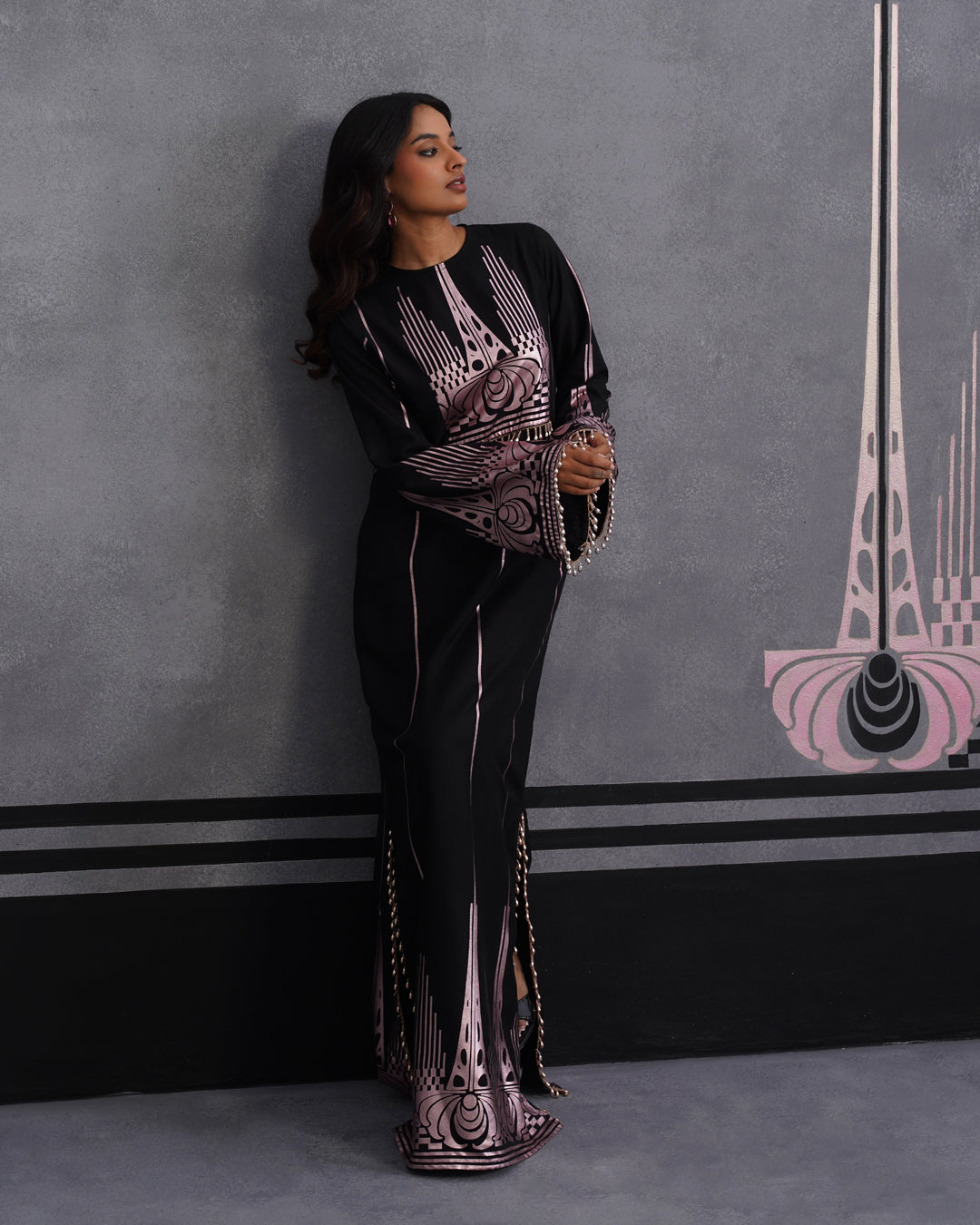 Pink Oshin kaftan
