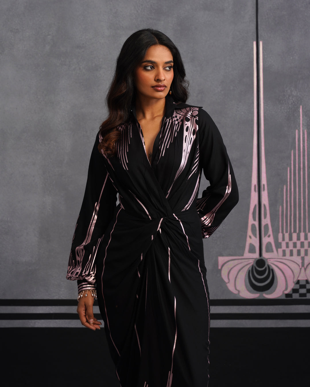 Pink Shyeni Shirtdress