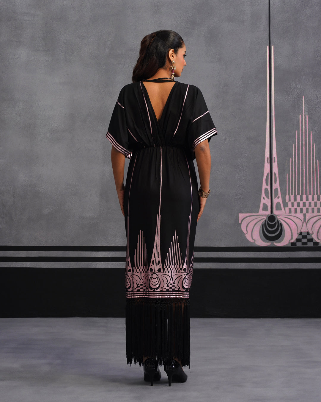 Pink kashni dress