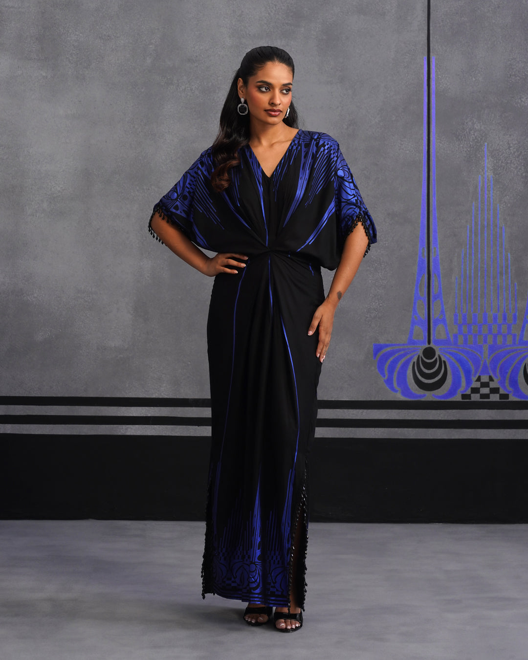 Blue Advika kaftan