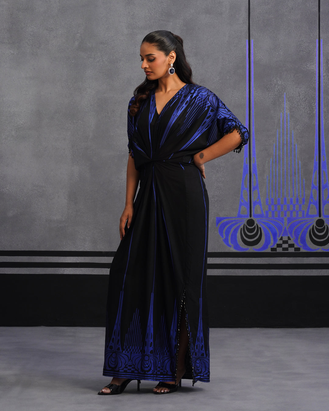 Blue Advika kaftan