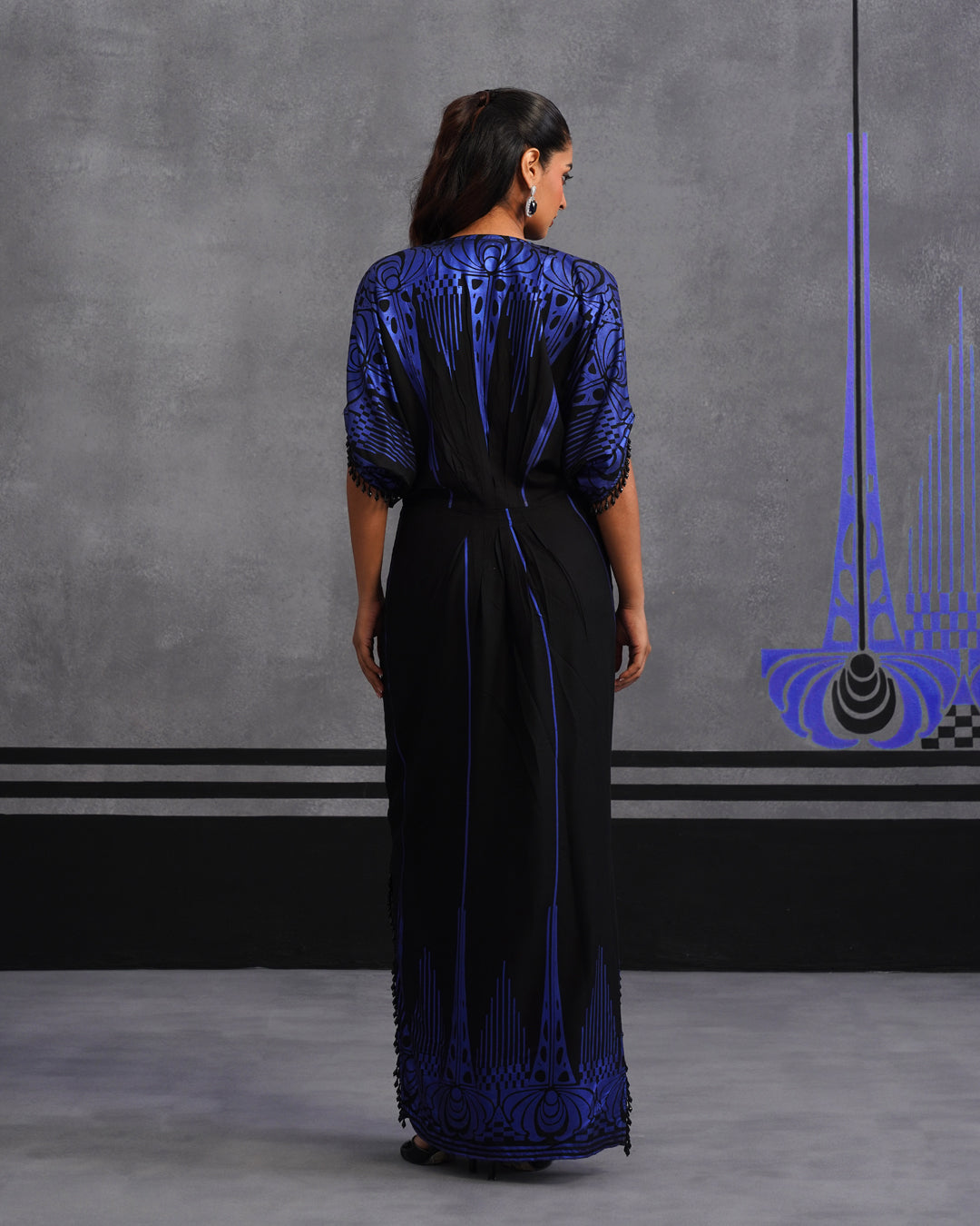 Blue Advika kaftan