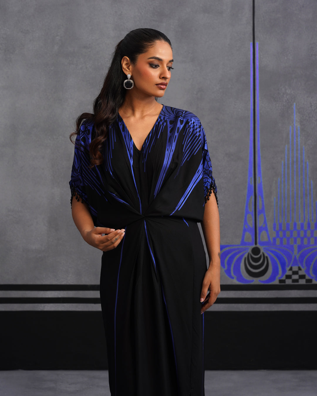 Blue Advika kaftan