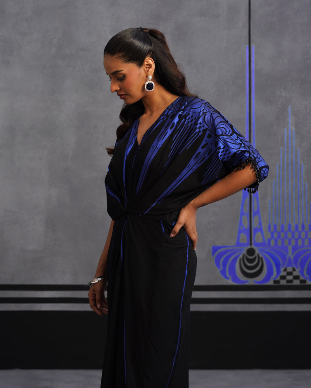 Blue Advika kaftan