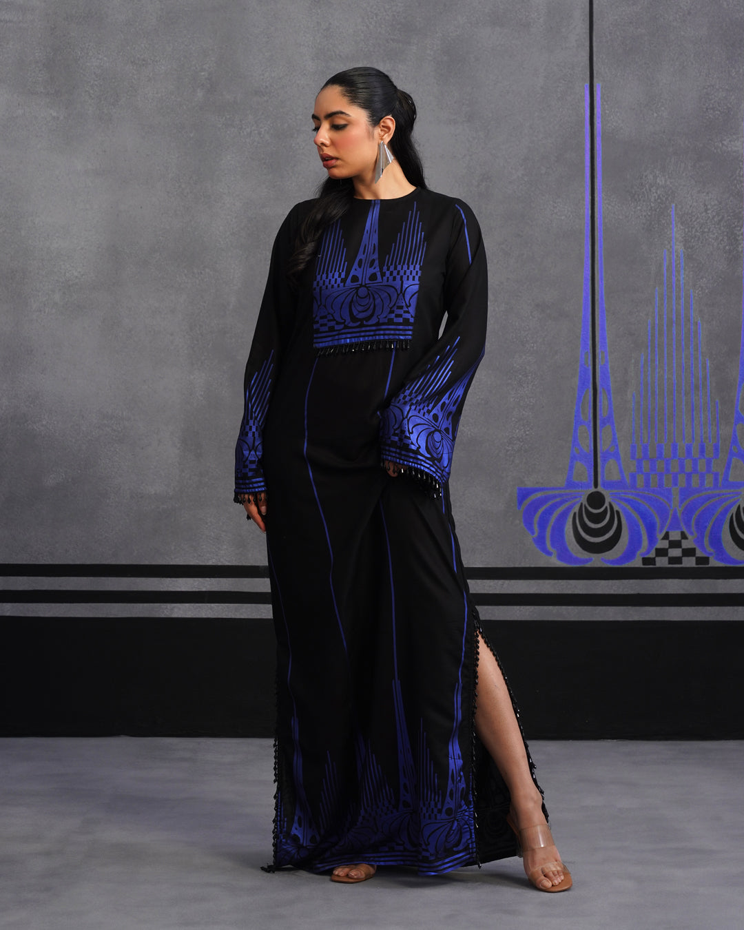 Blue Oshin kaftan