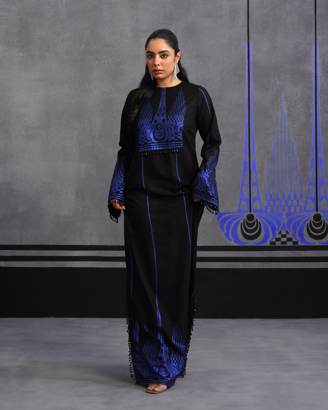 Blue Oshin kaftan