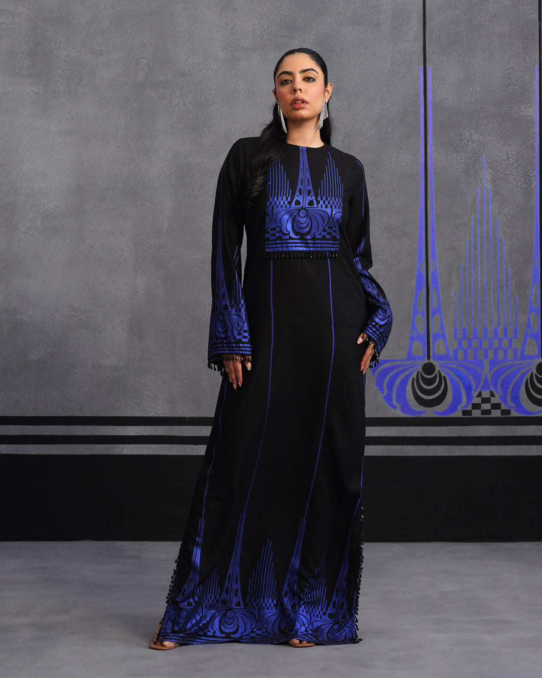 Blue Oshin kaftan