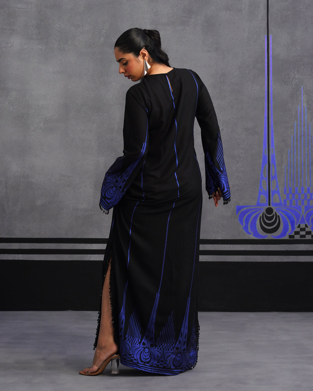 Blue Oshin kaftan