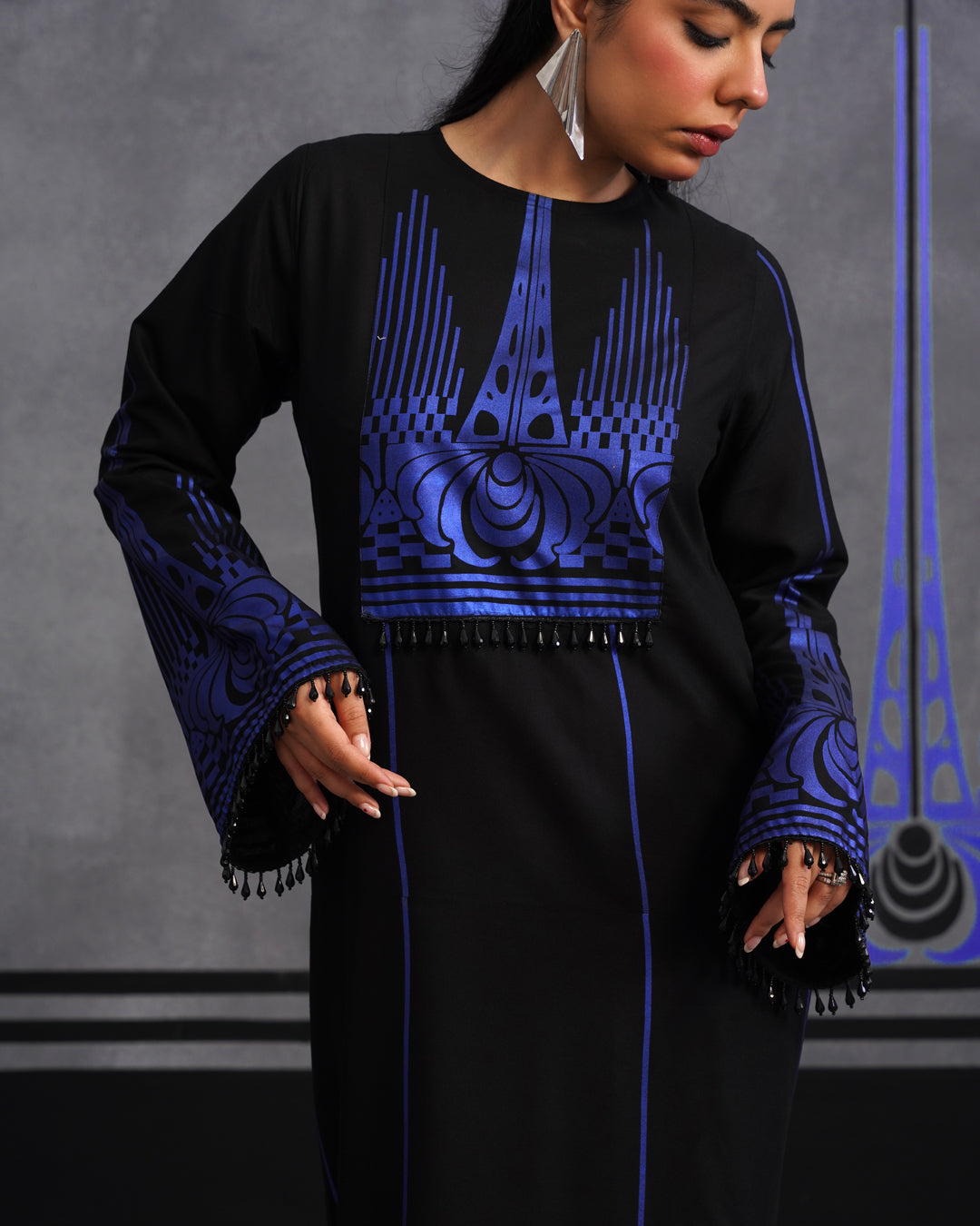 Blue Oshin kaftan