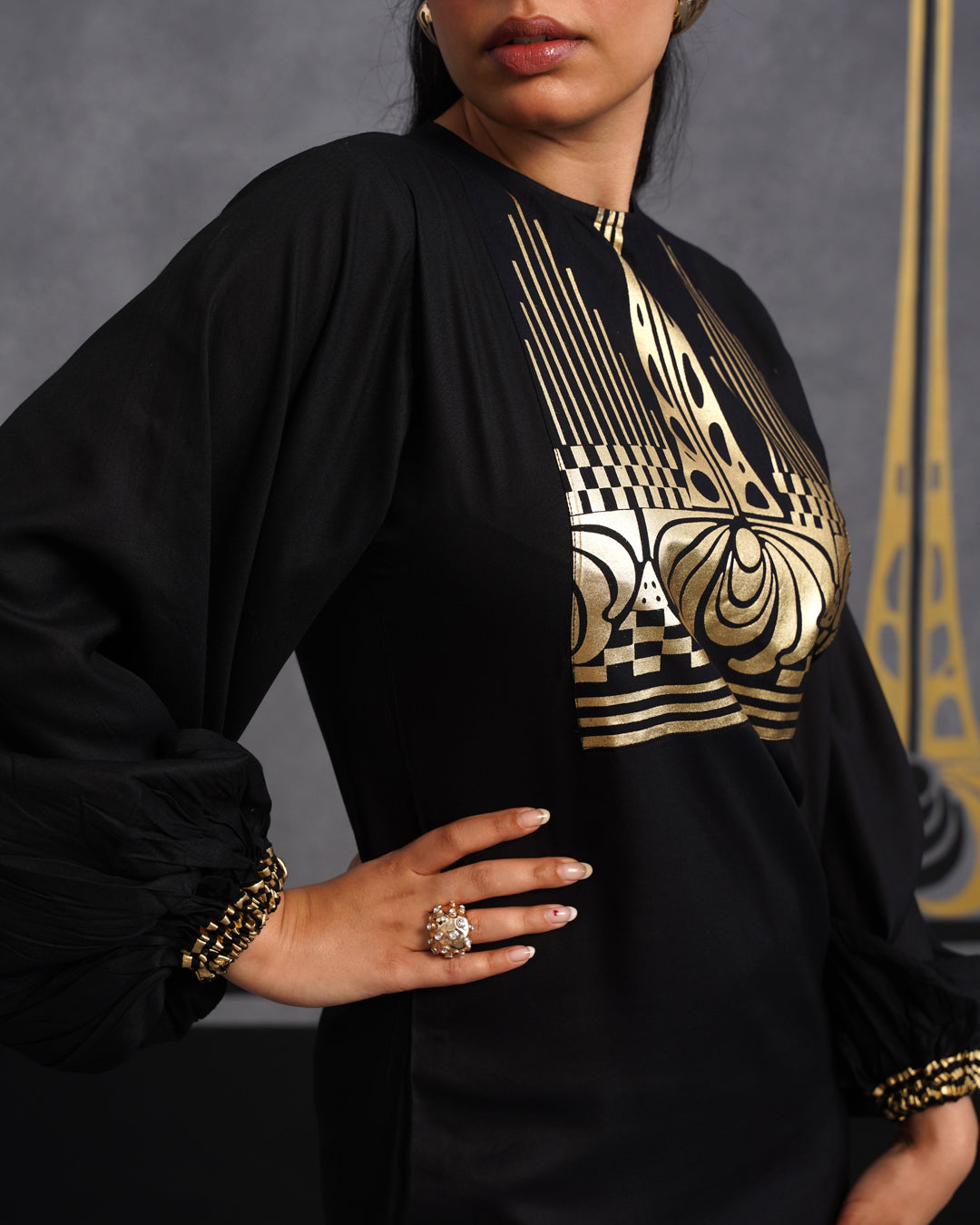 Gold Amaira Dress – Wabi Sabi