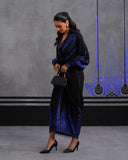Blue Shyeni Shirtdress