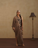 Leopard kaftan  with Free Bandana