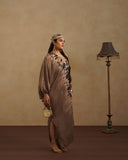 Leopard kaftan  with Free Bandana