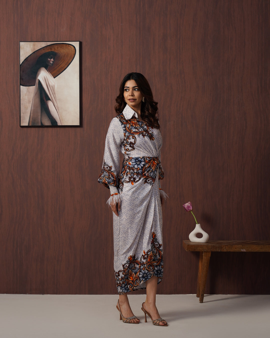 Mosaic shirtdress