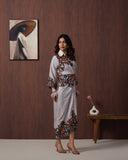 Mosaic shirtdress