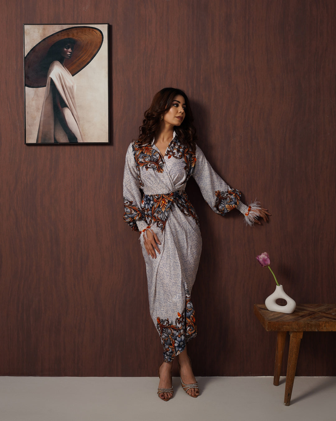 Mosaic shirtdress