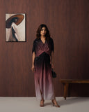 salmon ombre kaftan