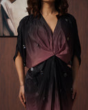 salmon ombre kaftan