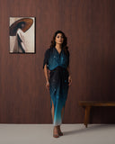 Bluefrost ombre kaftan