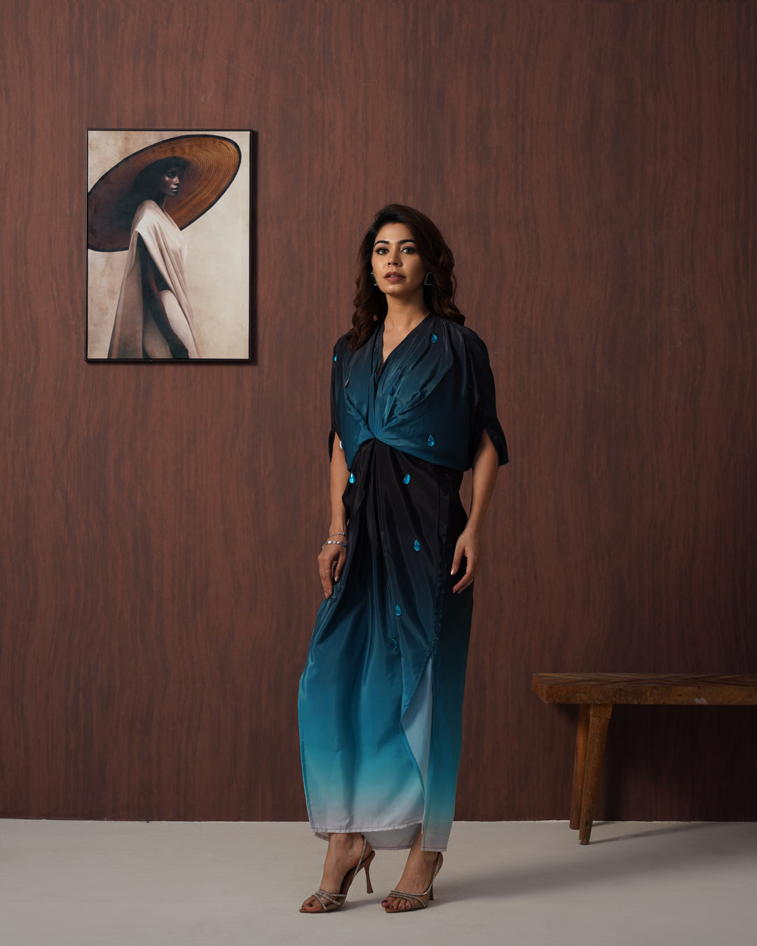 Bluefrost ombre kaftan