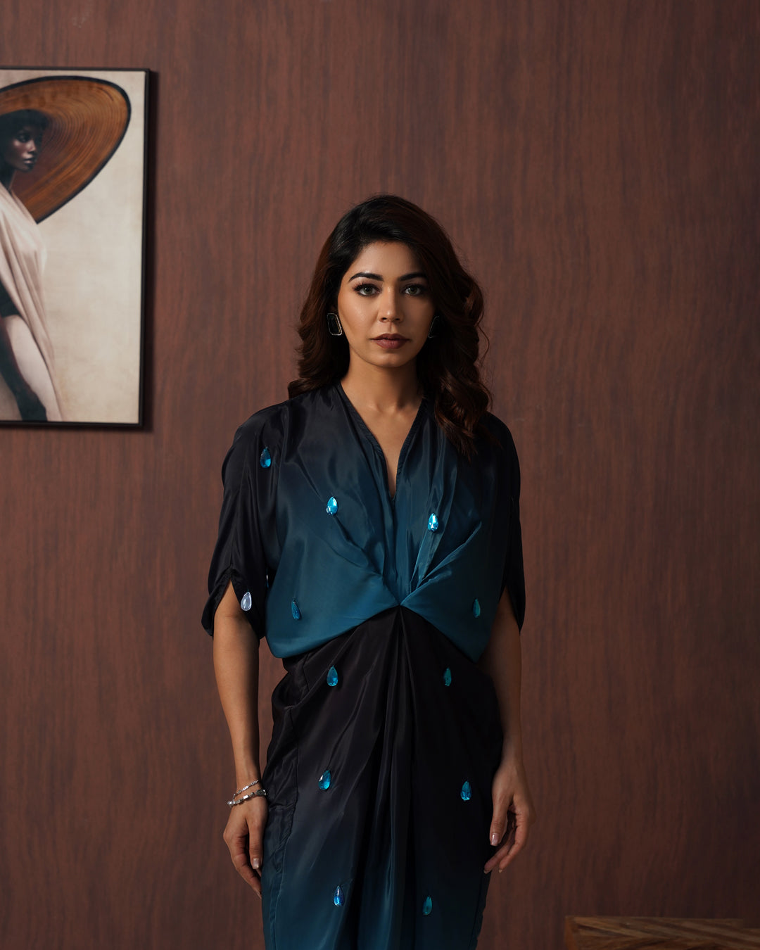 Bluefrost ombre kaftan
