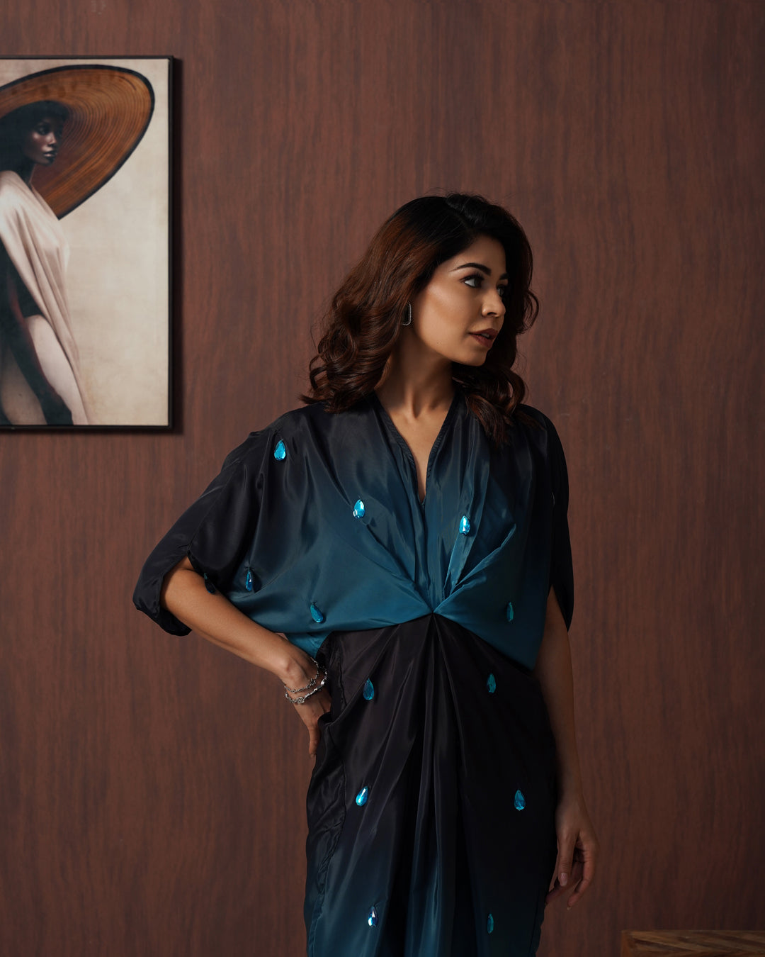 Bluefrost ombre kaftan