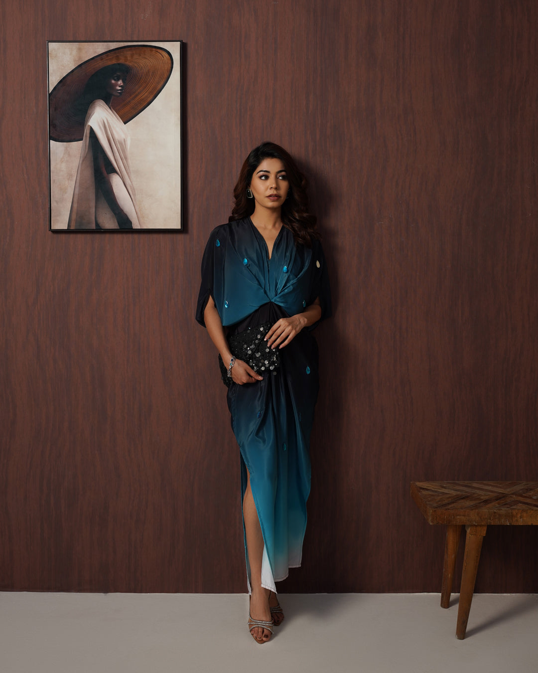 Bluefrost ombre kaftan