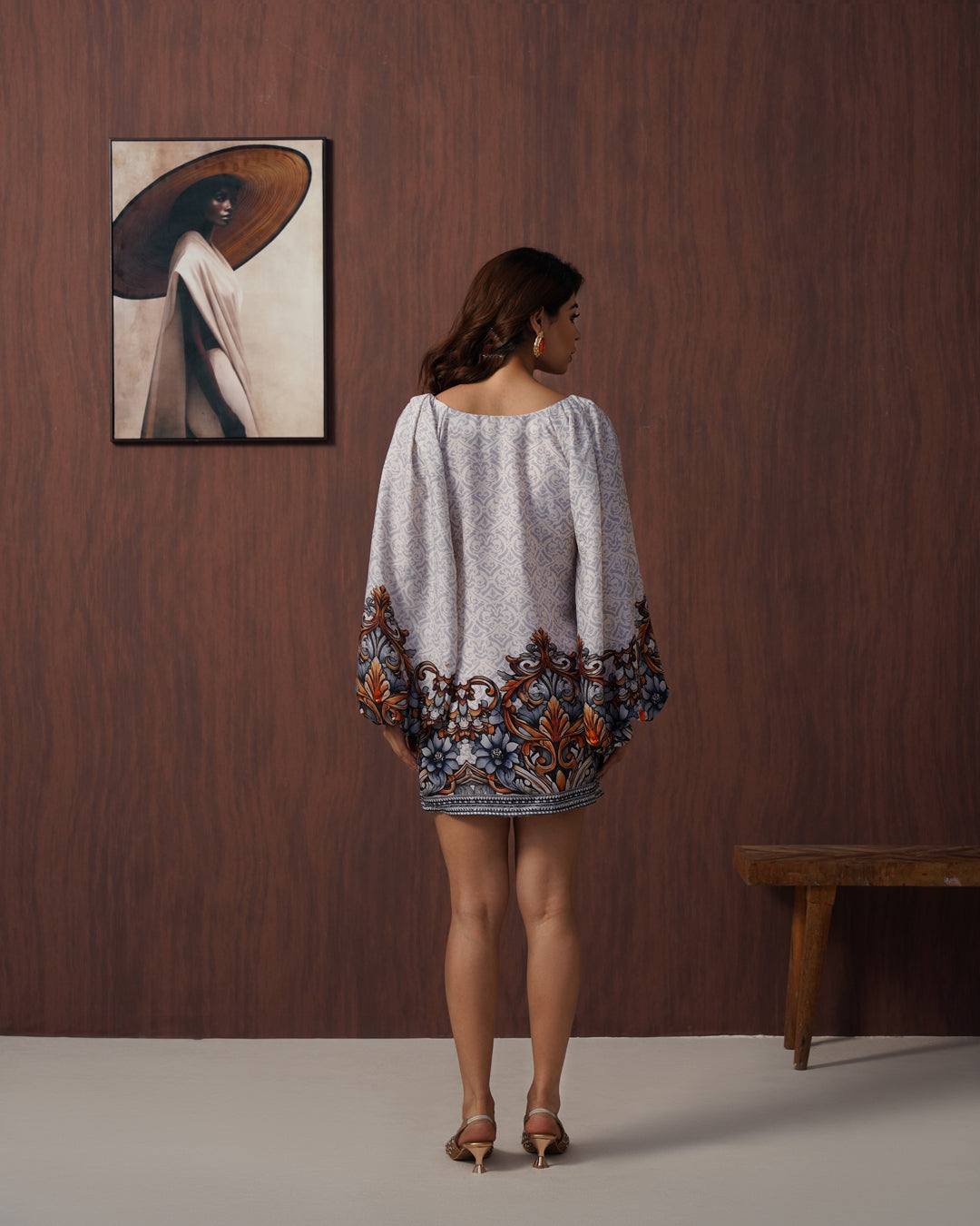 Mosaic mini dress