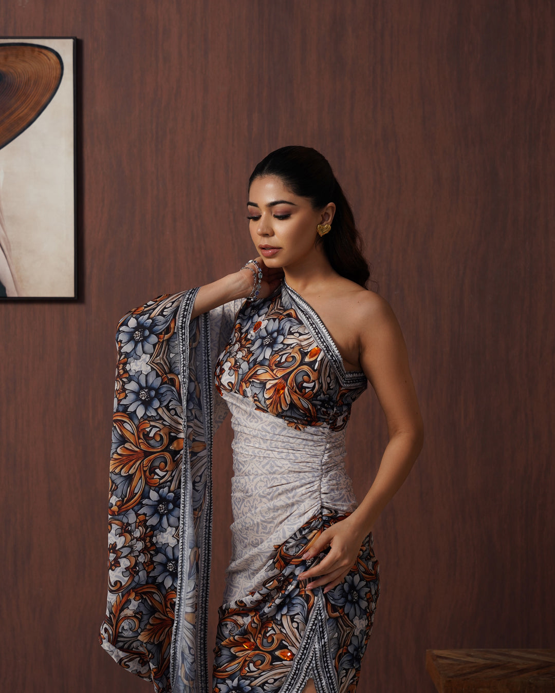 Mosaic Assymetrical dress