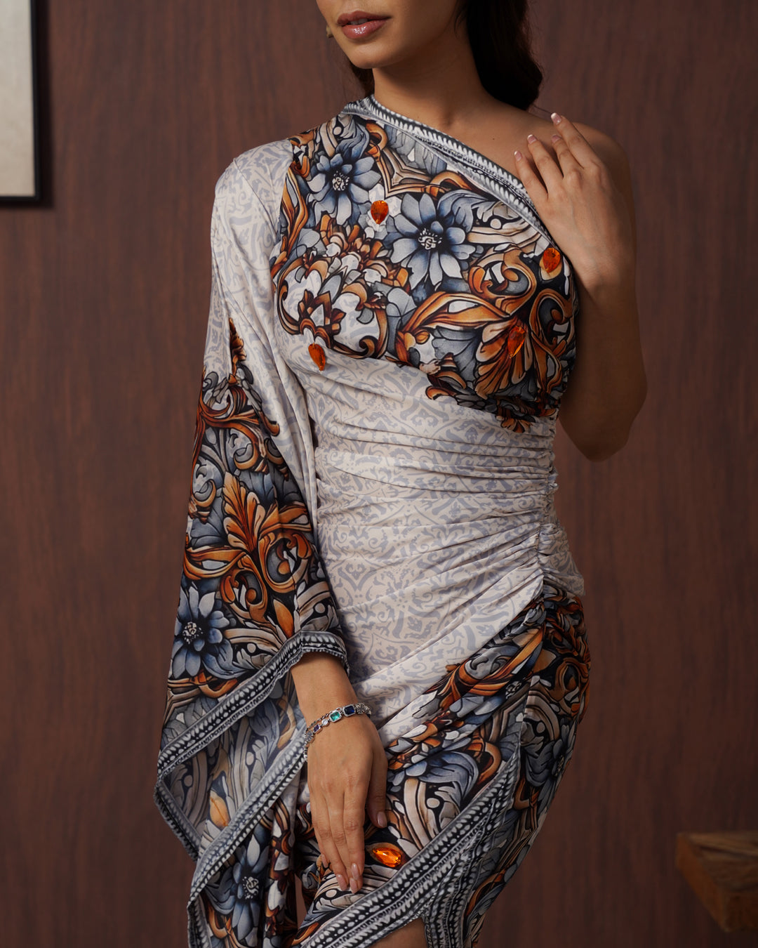 Mosaic Assymetrical dress