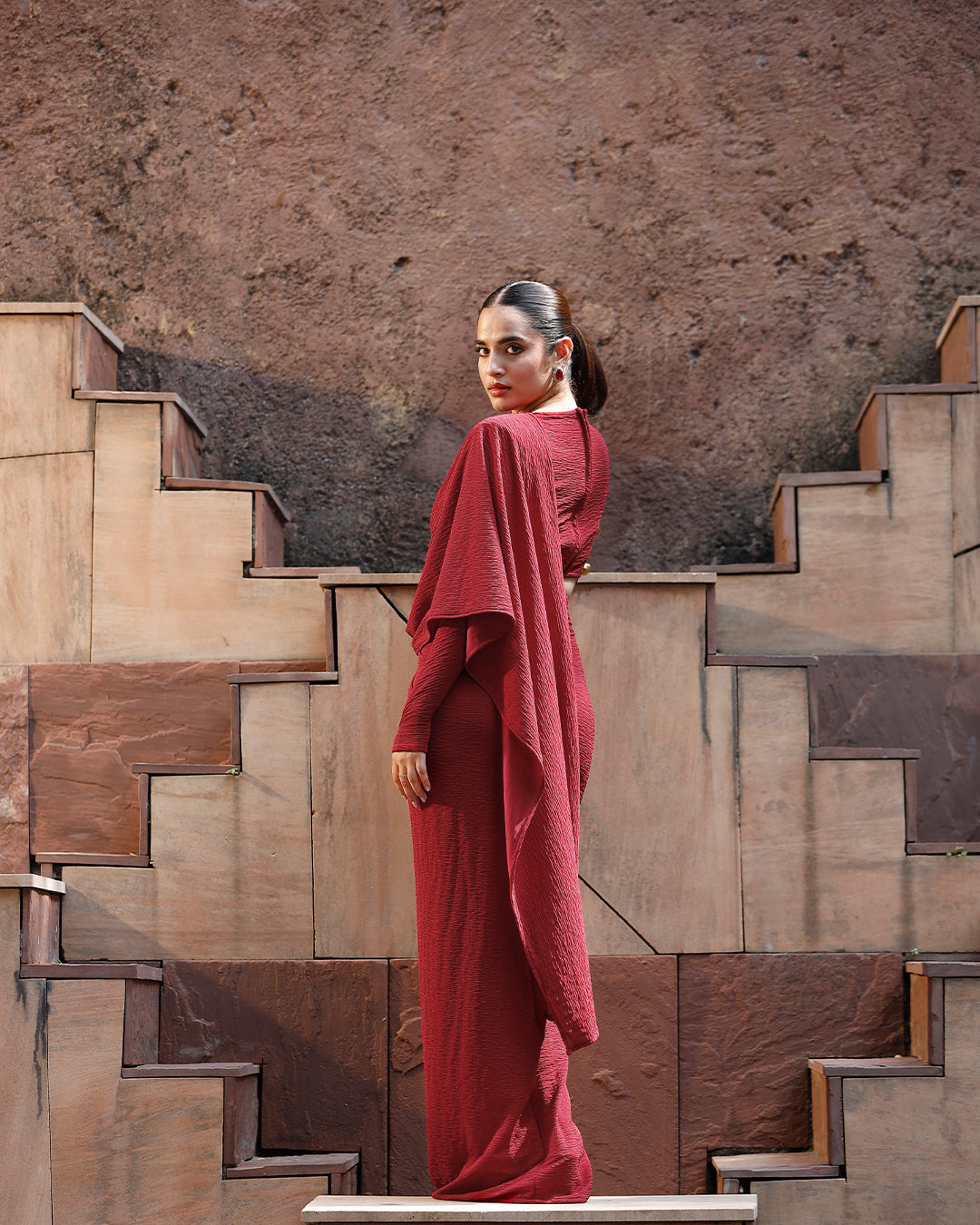 Jhankaar Red saree