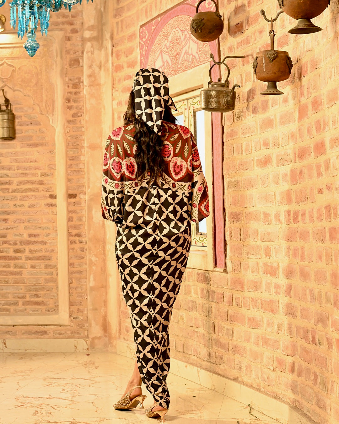 Adira kaftan with Free Bandana