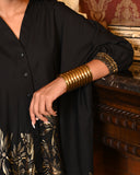 Foil luxe baggy shirt