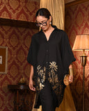 Foil luxe baggy shirt