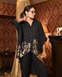 Foil luxe baggy shirt