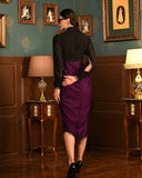 Purple Shirt dress
