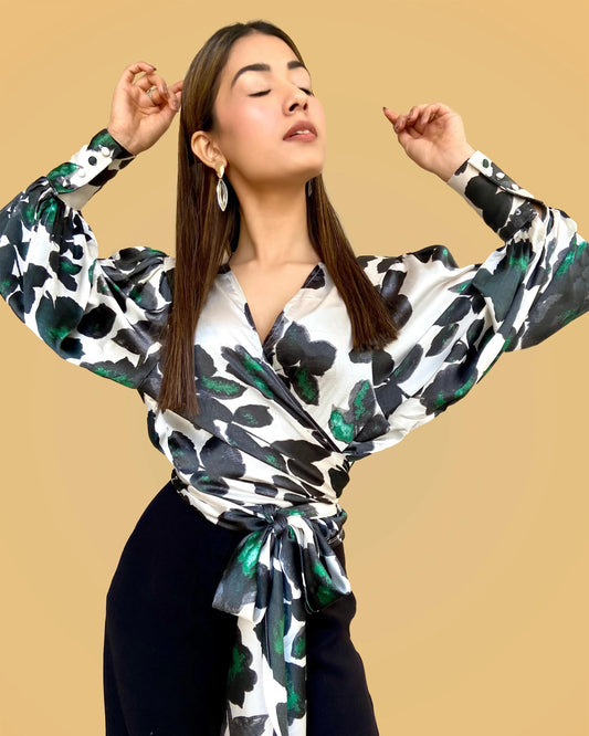 AMARA WRAP TOP - Wabi Sabi