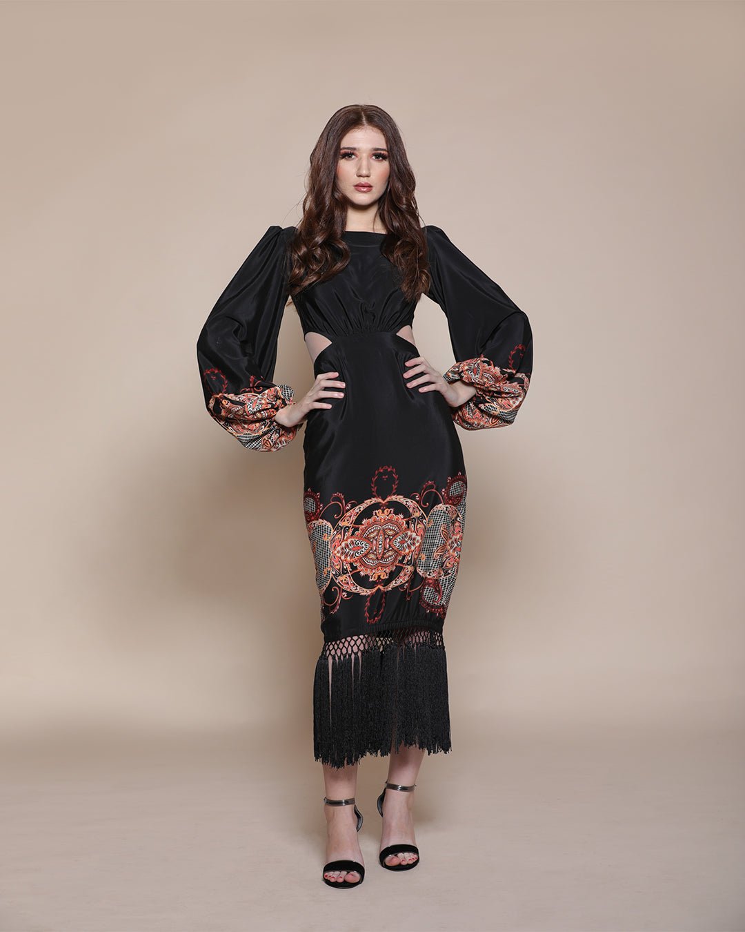 BAROQUE CUT OUT DRESS - Wabi Sabi