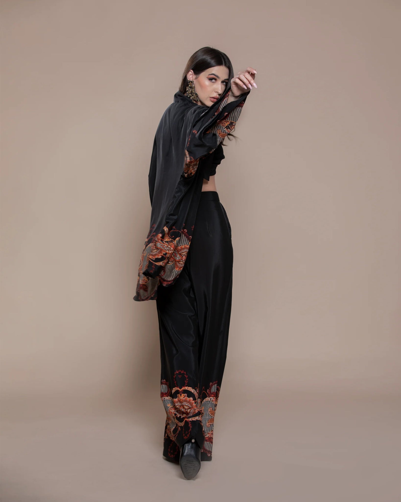 BAROQUE KIMONO SHRUG-PANT SET - Wabi Sabi