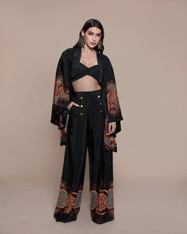 BAROQUE KIMONO SHRUG-PANT SET - Wabi Sabi
