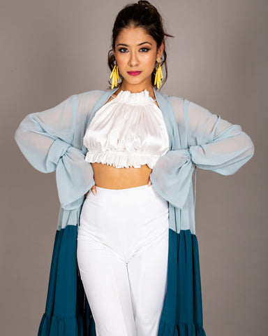 BLUE LYLA SHRUG - Wabi Sabi