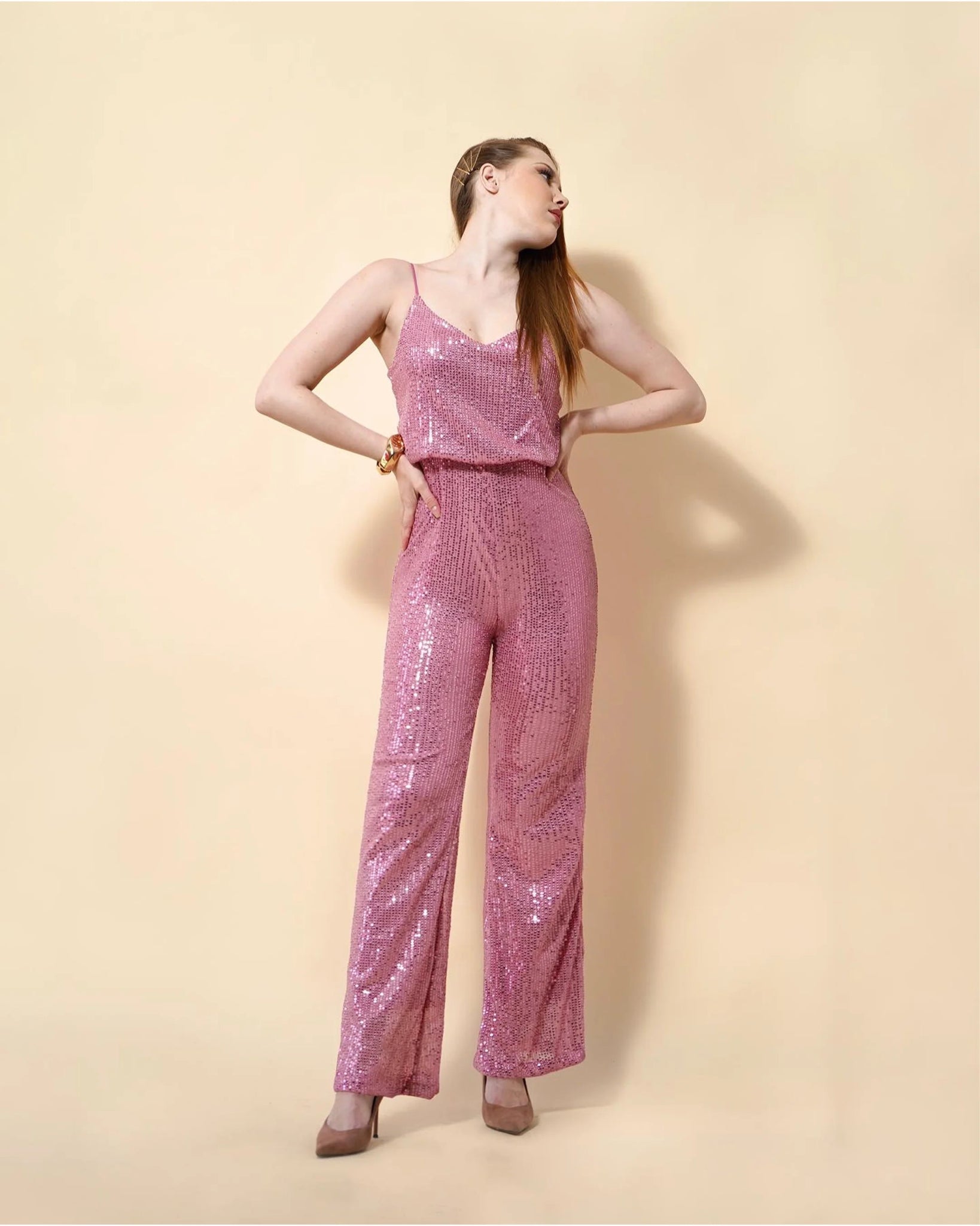 CELINA JUMPSUIT (PINK) - Wabi Sabi