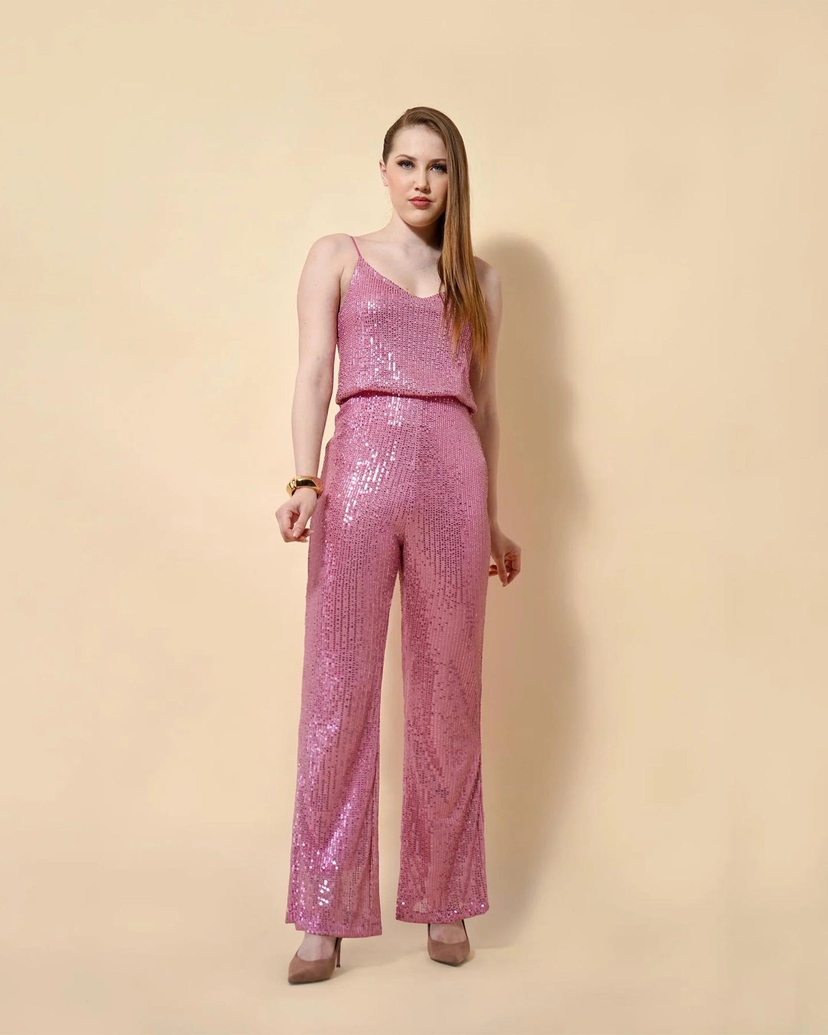 CELINA JUMPSUIT (PINK) - Wabi Sabi