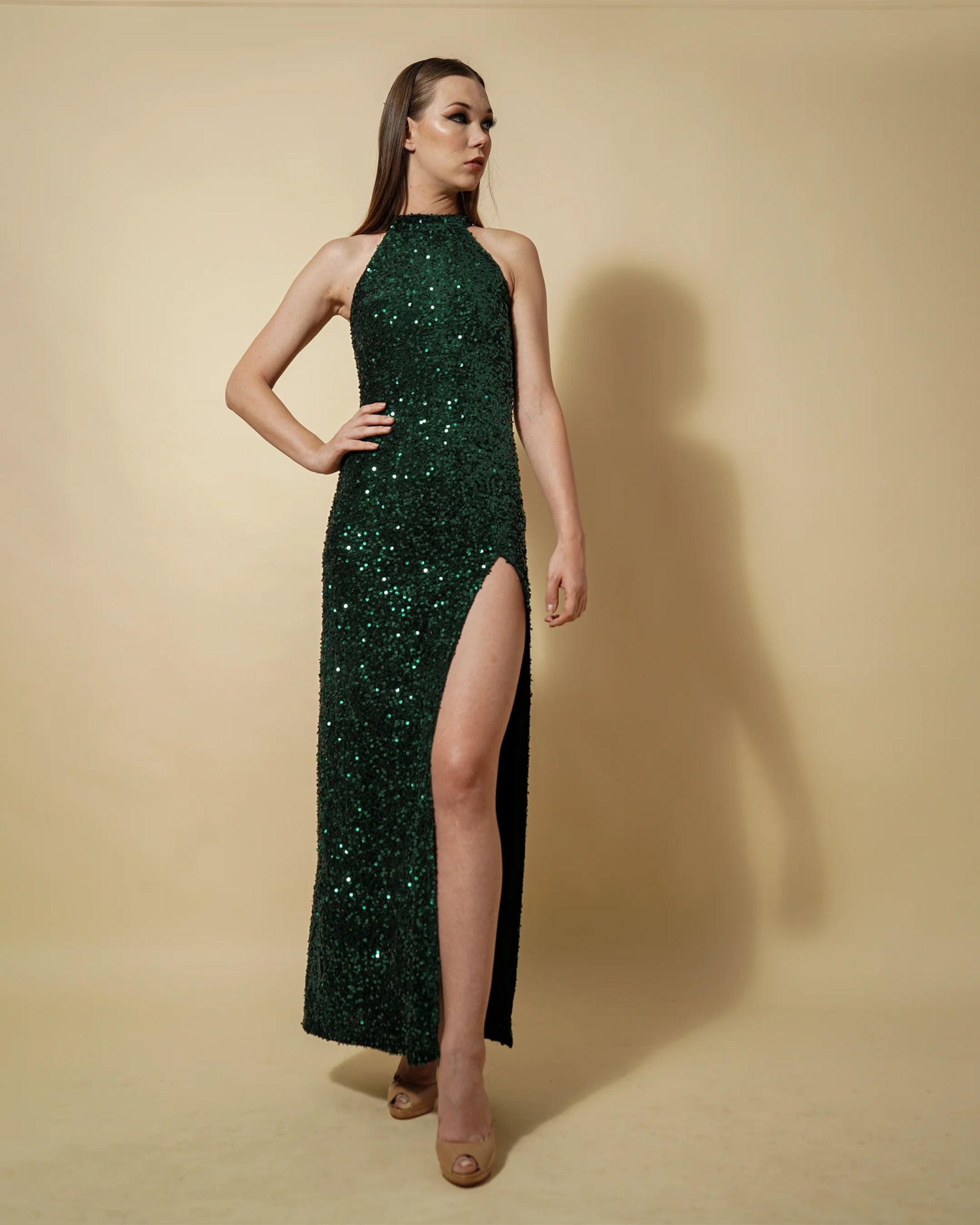 CHARLOTTE GOWN (EMERALD GREEN) - Wabi Sabi